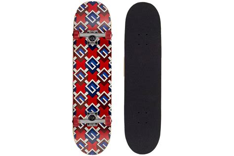 gucci geometric g skateboard.